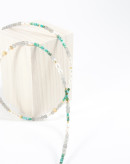 Collier en Turquoise, Labradorite, perles d'eau douce, Sanuk Création, Bayonne