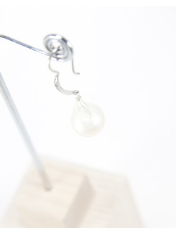 Boucles d'oreille en Perle d'eau douce baroque, Sanuk Création, Bayonne