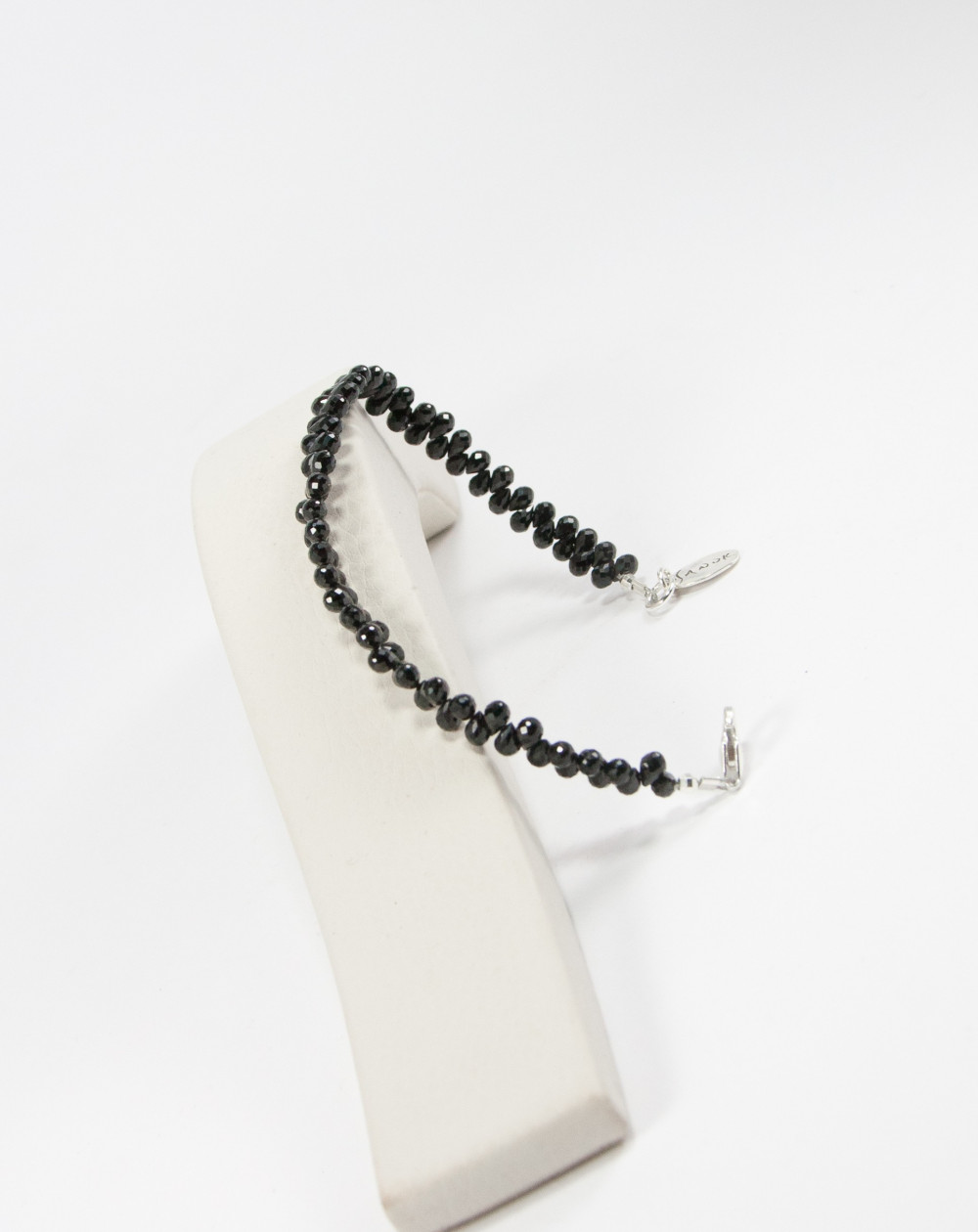 Bracelet Briolettes de Spinelle noir, Sanuk création, Bayonne