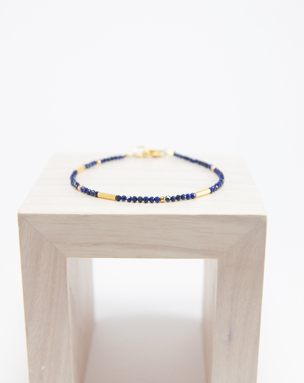 Bracelet collection épure, Lapis Lazuli, Sanuk Création