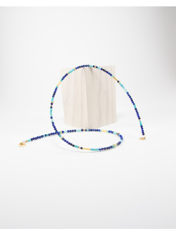 Collier collection épure, Lapis Lazuli et Turquoise, Sanuk création