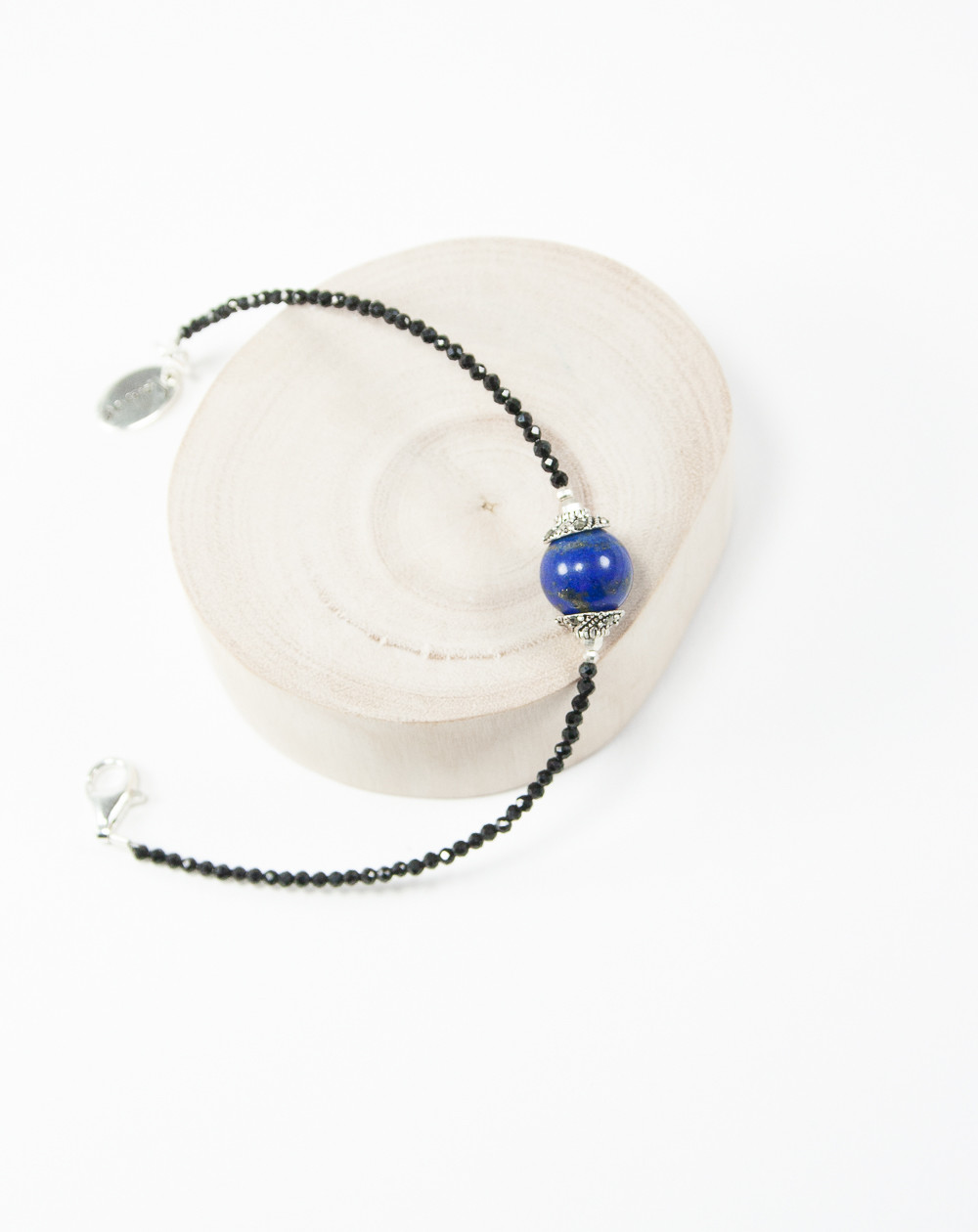 Bracelet collection Signature, Lapis Lazuli. Sanuk Création. Créateurs Français