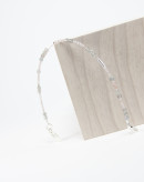 Bracelet collection épure Quartz Rose Labradorite. Créateurs Français. Sanuk Création