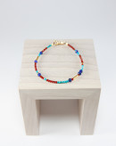 Bracelet collection épure, Lapis Lazuli, Cornaline, Turquoise. Sanuk Création. Bayonne
